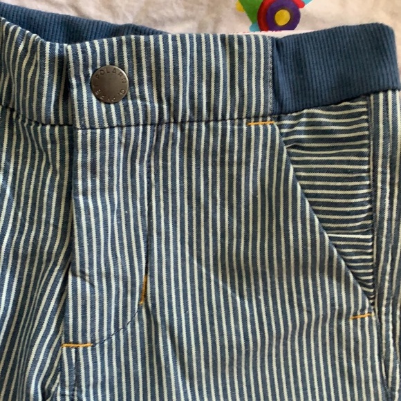 Polarn O. Pyret striped shorts 86 or 12-18mo. - Picture 6 of 7